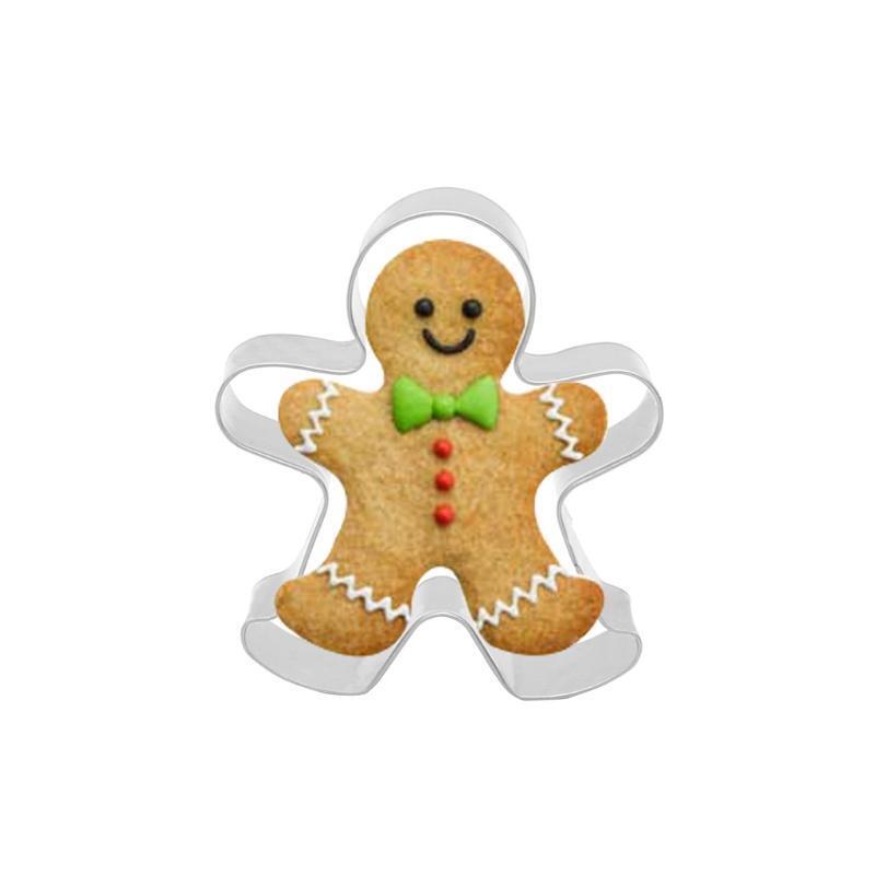 10 PCS Stainless Steel Material Pressable Biscuits Cutters Cookies Baking Moulds