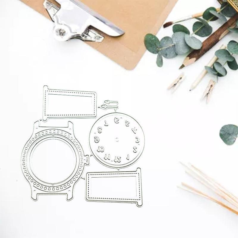 Watch Cutting Dies Carbon Steel Embossing Die Cuts for Card Making Scrapbooking