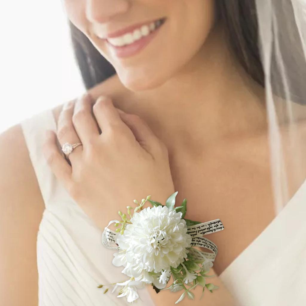 Wrist Corsage Groomsmen and Bridesmaids Groom  Decor