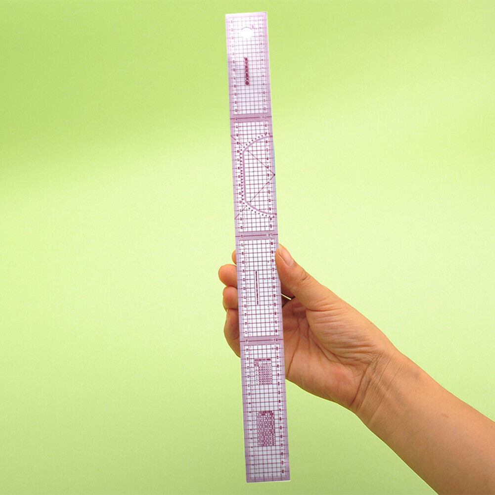 Plastic Sewing Tailor Double Side Straight Ruler Yardstick Patchwork Ruler