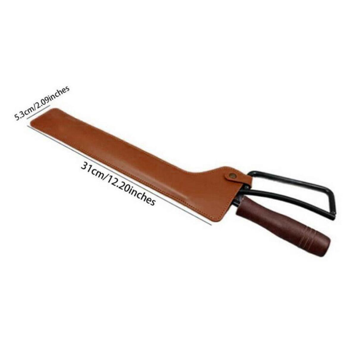 Charcoal Clip Leather Case Cooking Stove BBQ Fireplace Tongs