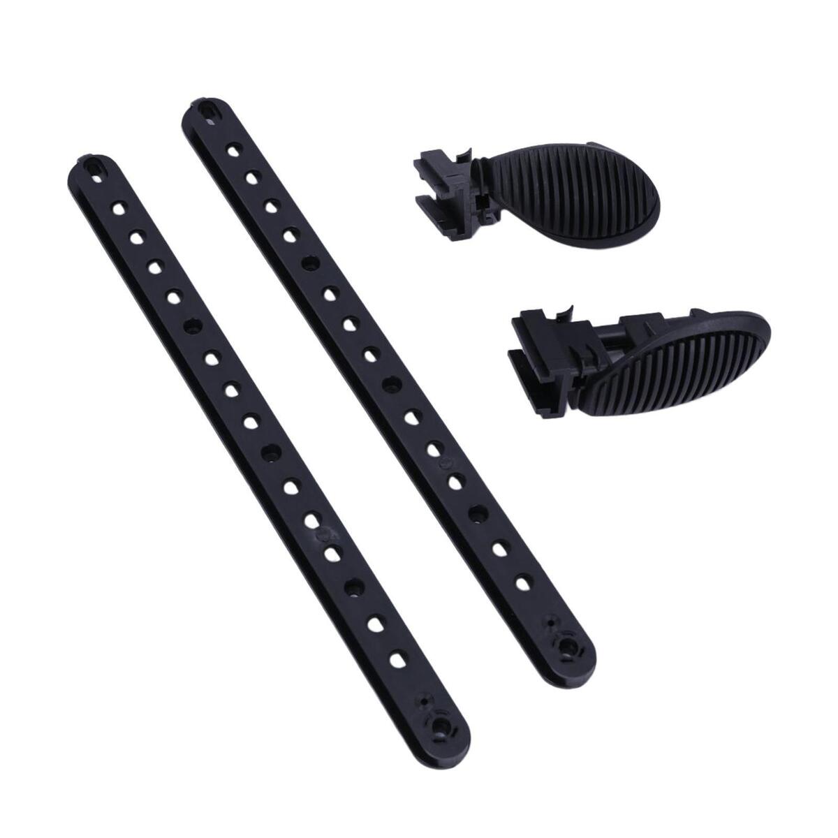 2Pcs Kayak Foot Pegs Foot Brace Portable Footboard Pedal for Outdoor Sports