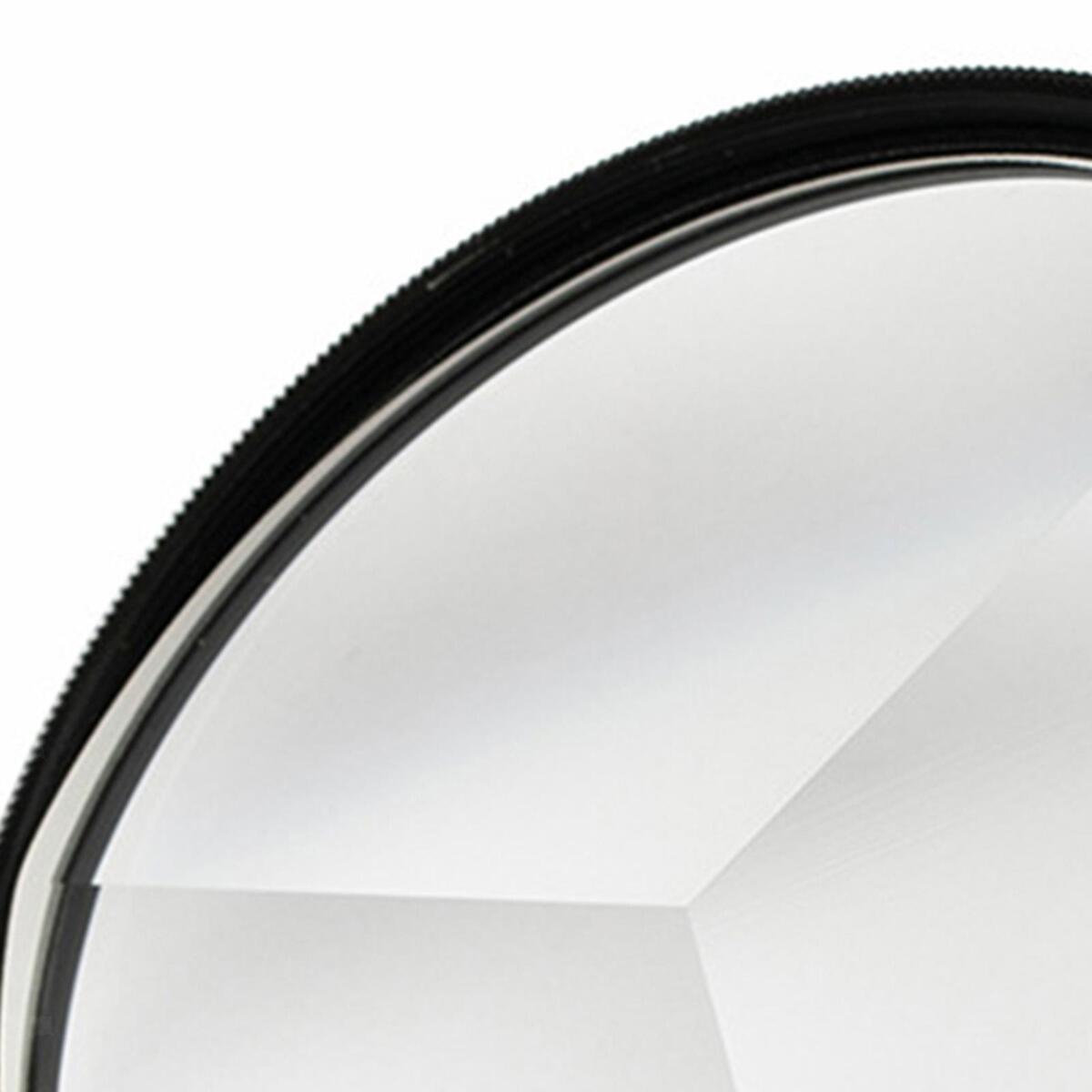 Black 77mm Three Camera Filter Multiple Refractions Photographic Equipment