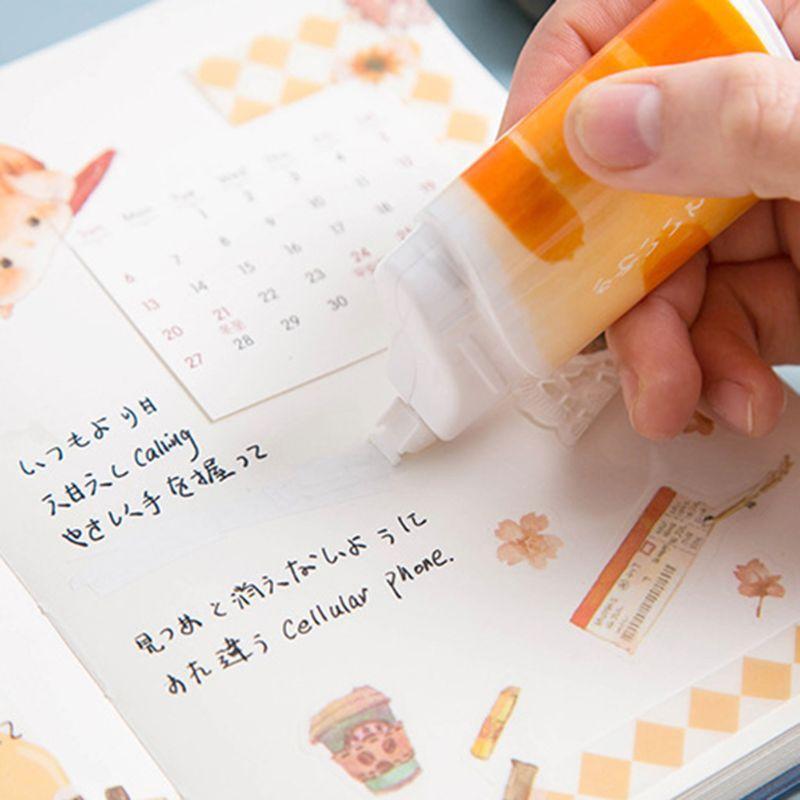 Cute Cat Paw Footprint Correction Tape Stationery Corrector Student Altered Tape
