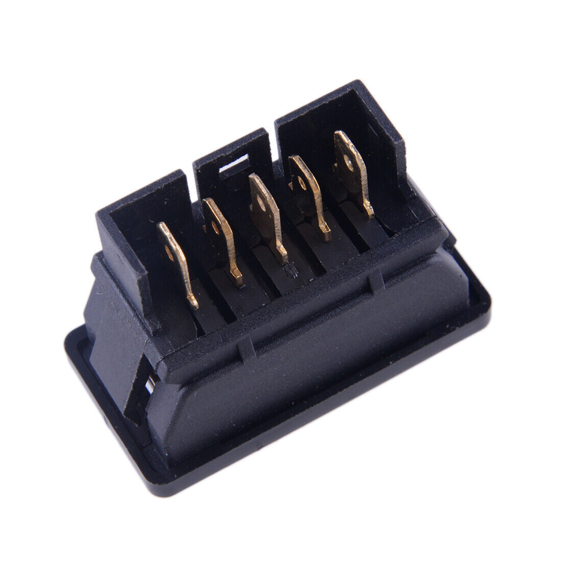 1Pcs Blue Light Car Power Window Switch 5-pin DC 12V 20A On/Off SPST Rocker Assy