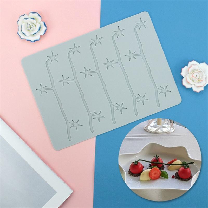 Creative Baking Mold Tomato Stalks Shaped Chocolate Moulds Fondant Mould
