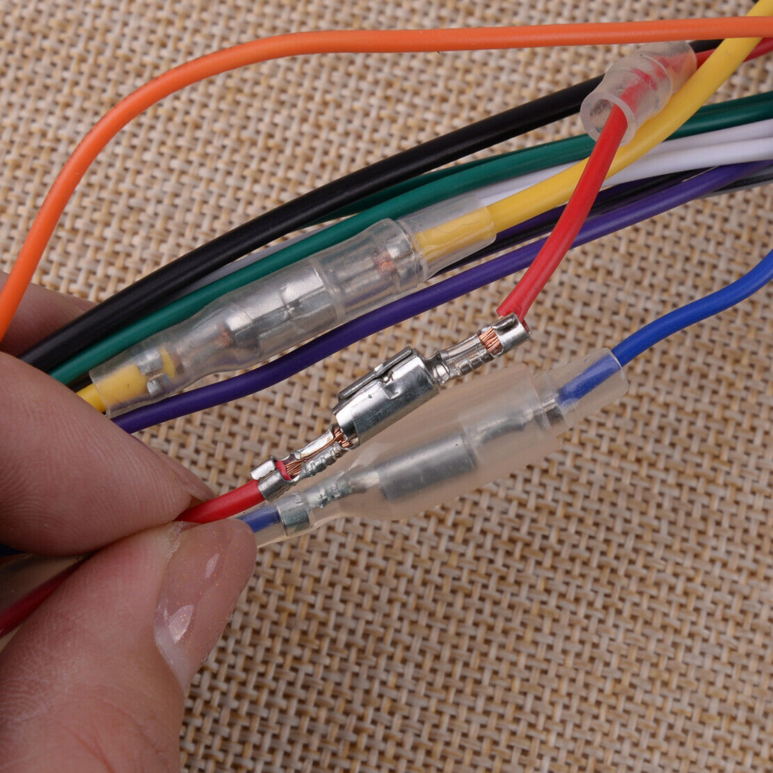 Fit for DEH-P Pioneer ISO Lead Wiring Loom Wire Radio Connector Power Adaptor