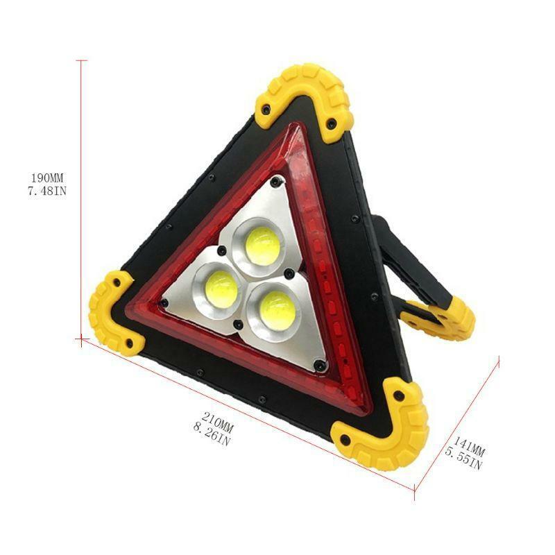 Car Warning Light Triangle Bright Taillight Waterproof Sign Lamp  for Outdoor
