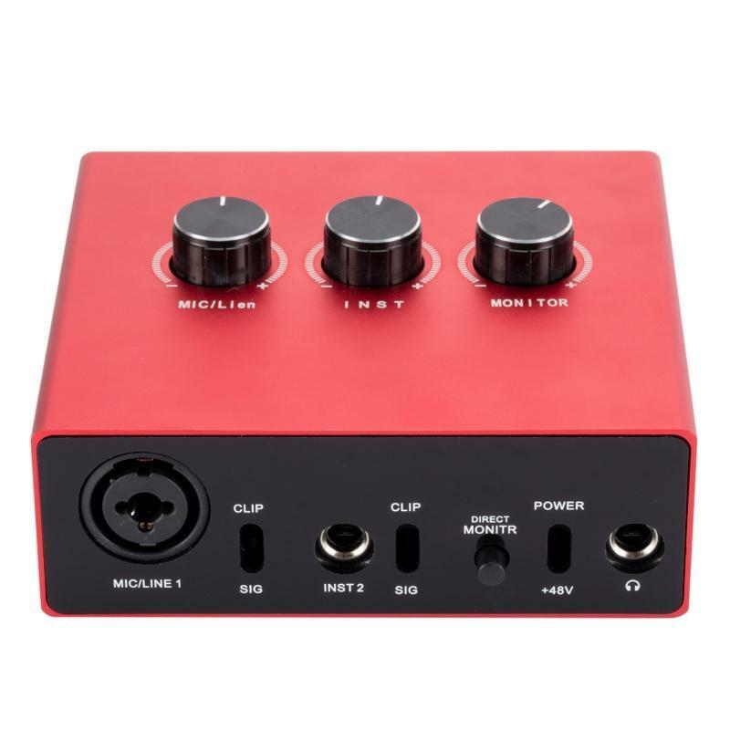 External Sound Card Mic K Song Live Sound Card Set Computer Live Broadcast