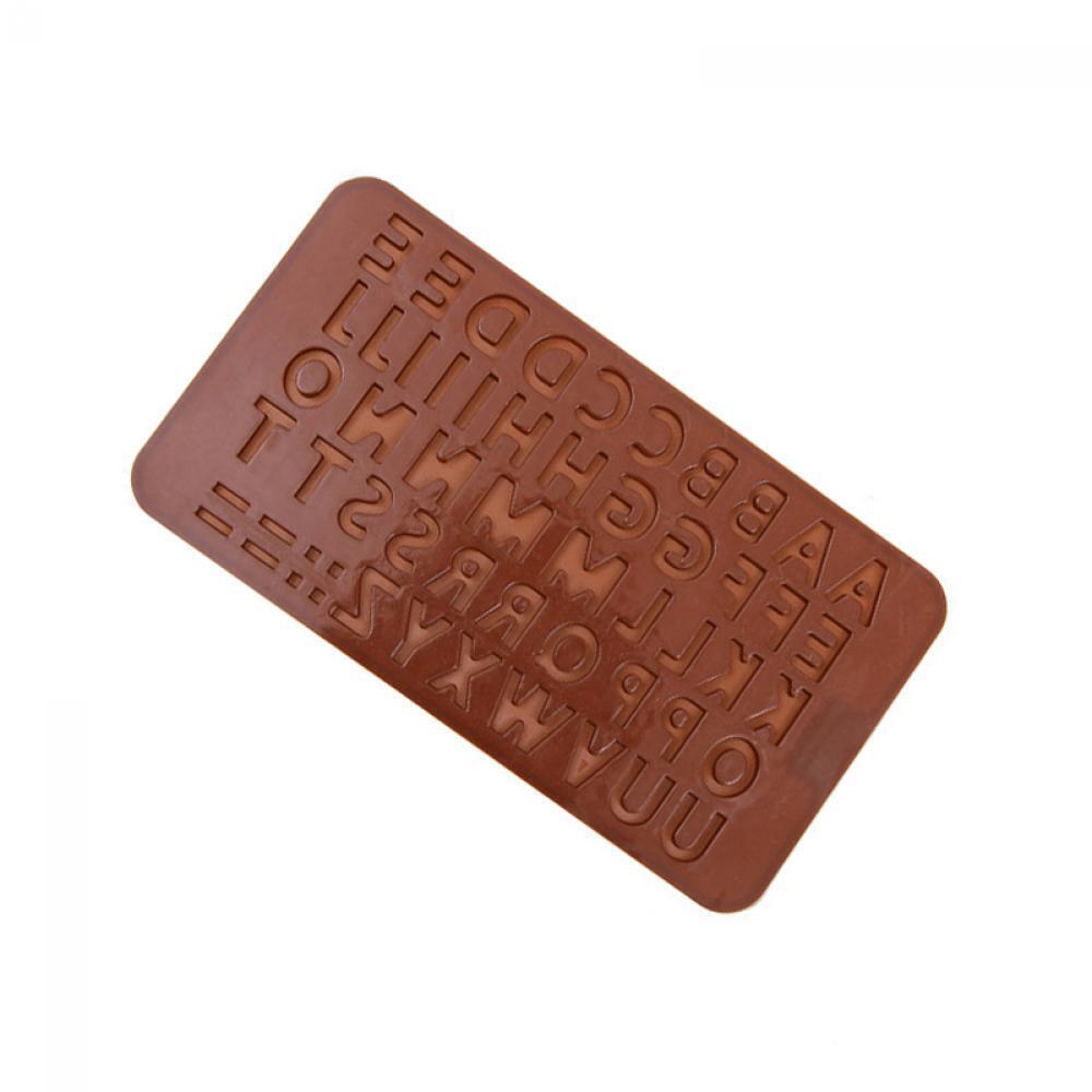 Practical New Fondant Silicone Alphabet Chocolate Cake Cookies Letter Mould