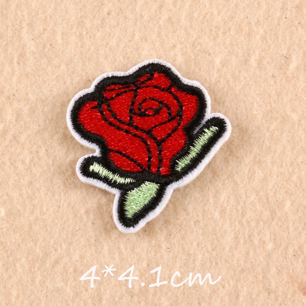 11pcs/set New Craft Motif Jeans Embroidered Applique Patch Flowers Sew/Iron on