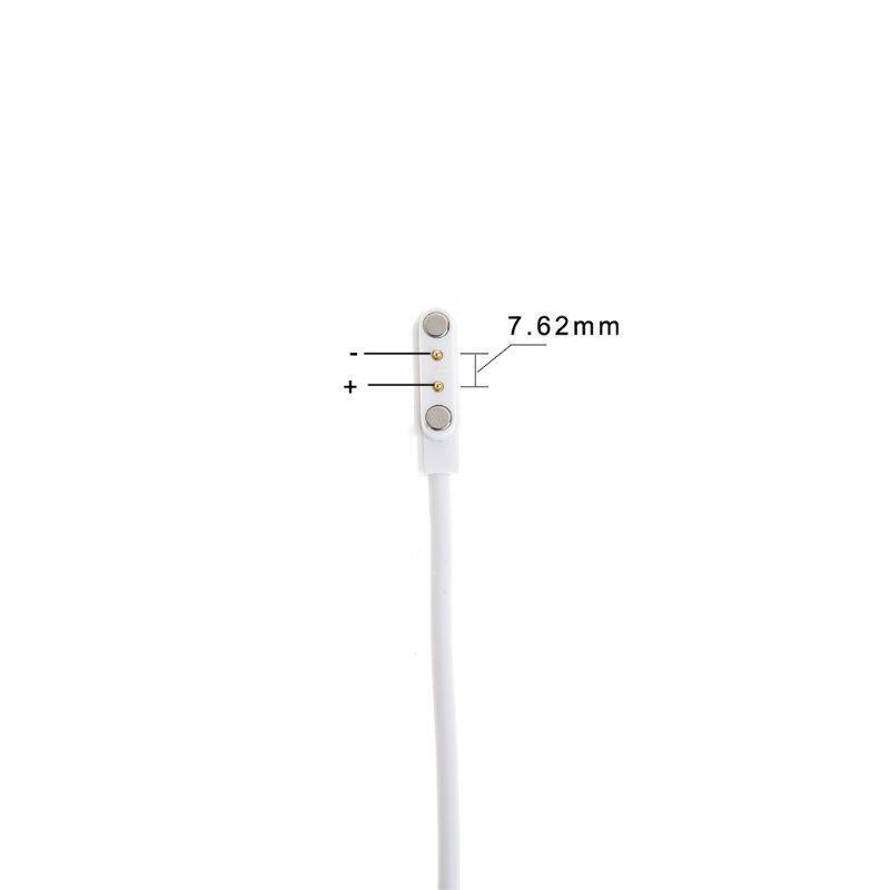 Power Charge Holder Stand Base Magnetic Charger Cable for Smartwatch 2Pin 7.62mm