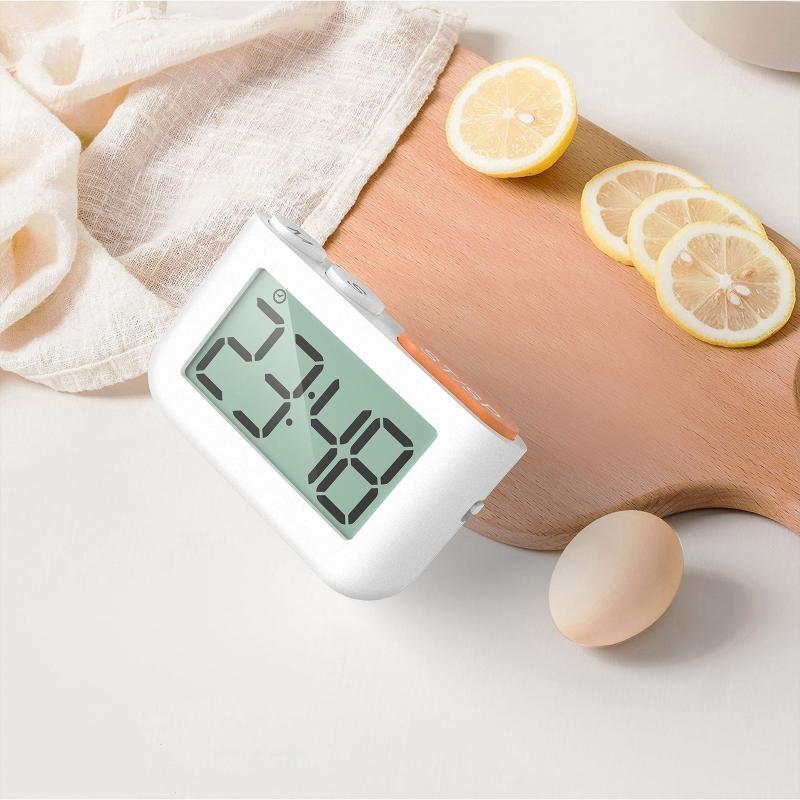 Digital Timer Countdown Time LCD Display Adjustable Volume Magnetic Timers