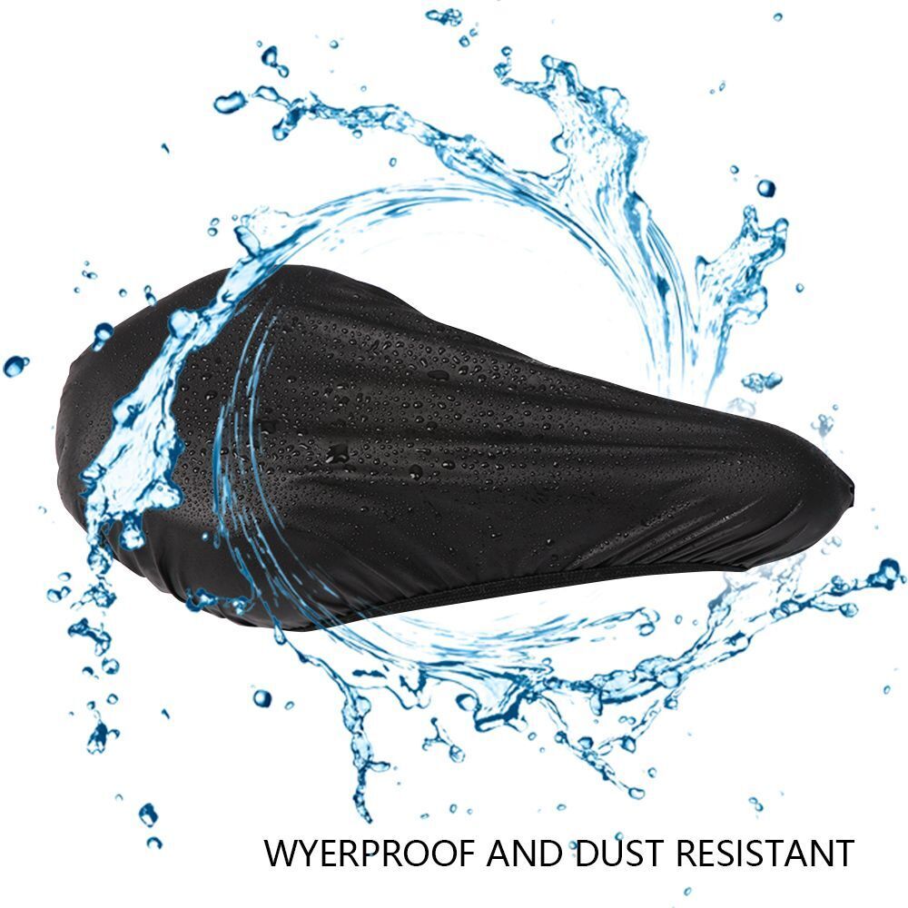 Bicycle Seat Rain Cover Rain Resistant Bike Saddle Cover Elastic Dust Protect