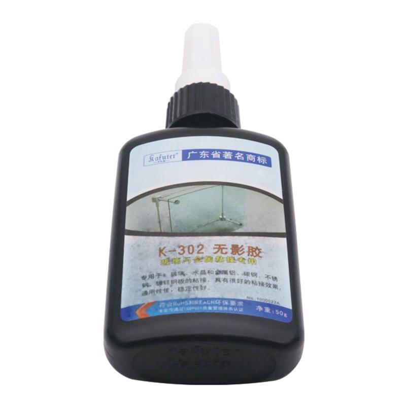 50ml UV Curing Adhesive for Glass Crystal Metal Aluminum High Bonding Strength