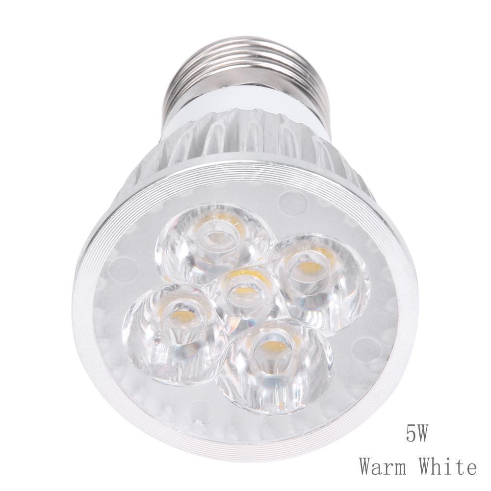 220V E27 Spotlight Bulb Energy Saving LED Bulb Lamp Light(5W Warm White)