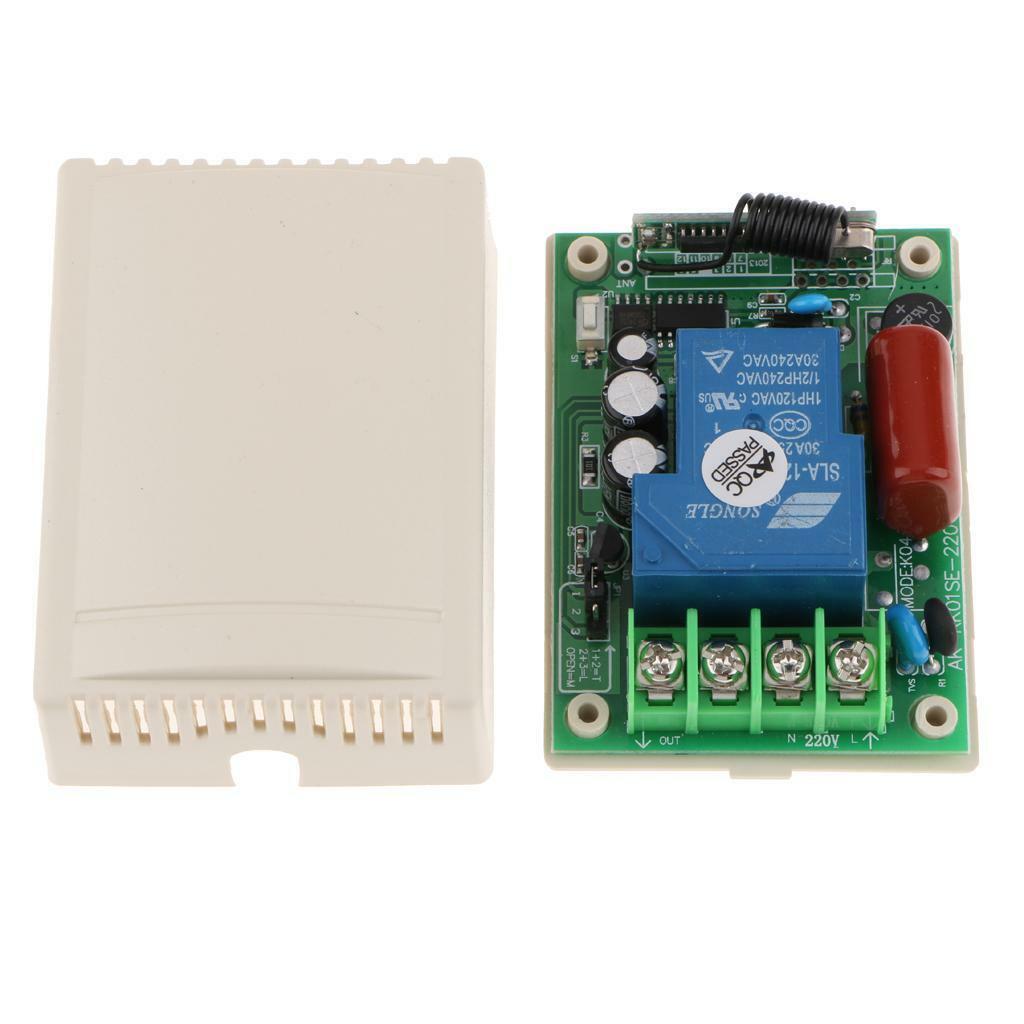 AC 220V 30A  1 CH  Remote Control Switch Transmitter + Receiver