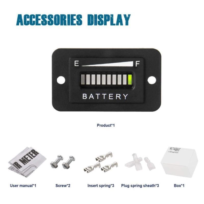 Auto Battery Monitor Motorcycle Automotive Cranking Charging System Test Scan