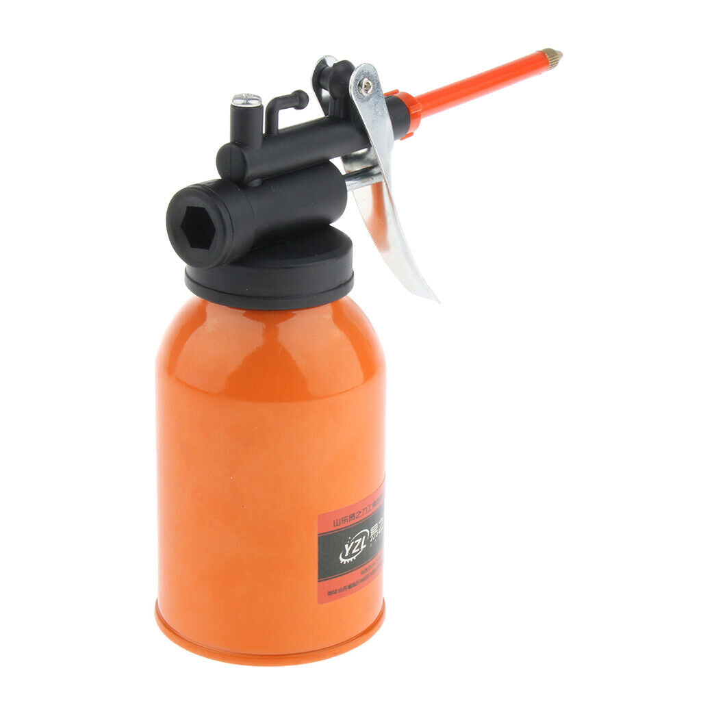 250ml Steel High Pressure  Pump Oiler Oil Pot Spray  Lubricants
