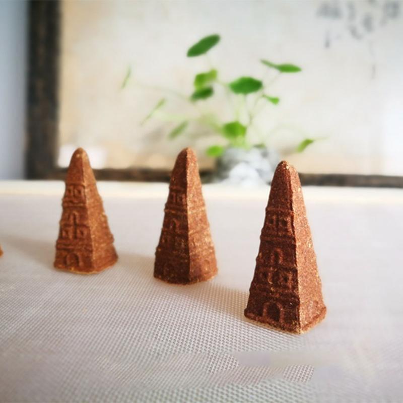 Transparent Acrylic Pagoda Shape Incense Cone Tower Mold Backflow Fragrant Mould