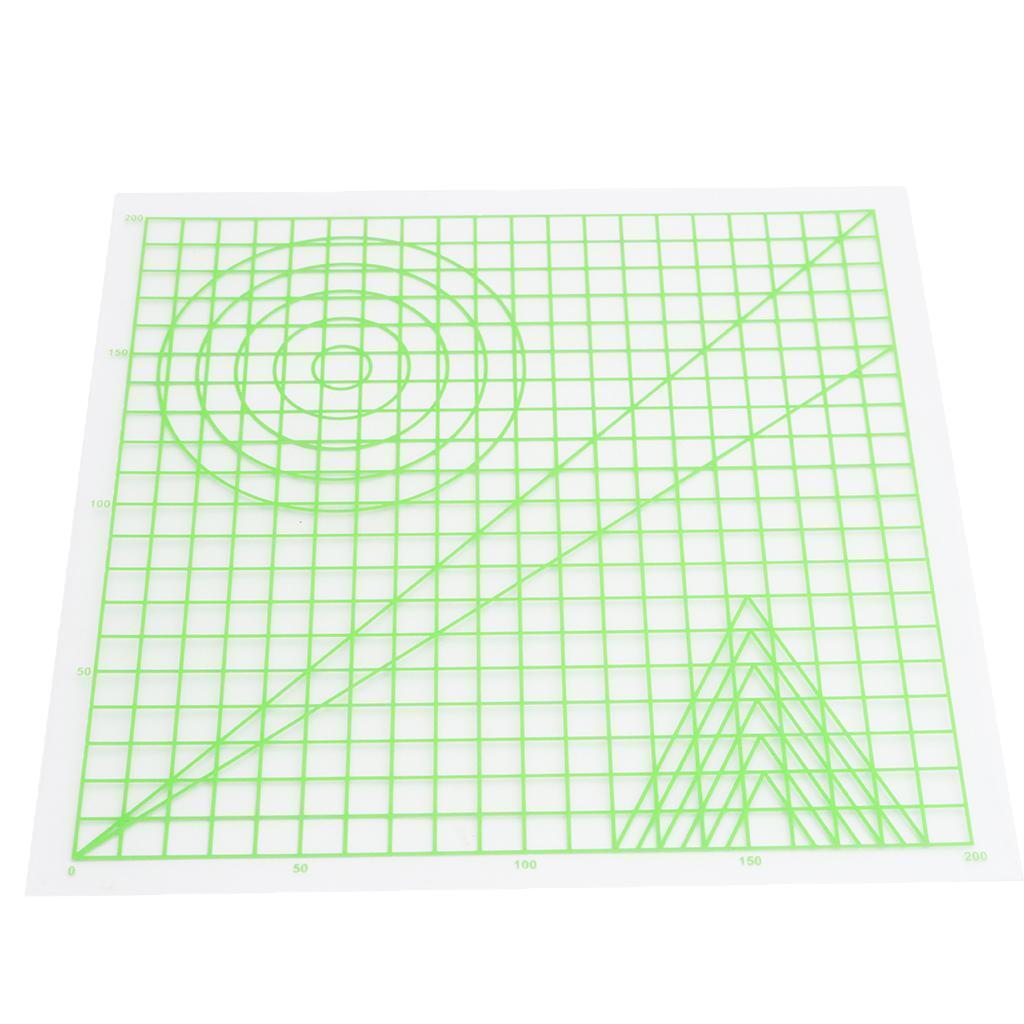 Silicone Doodle Mat Basic Geometric Template Pad for Kids