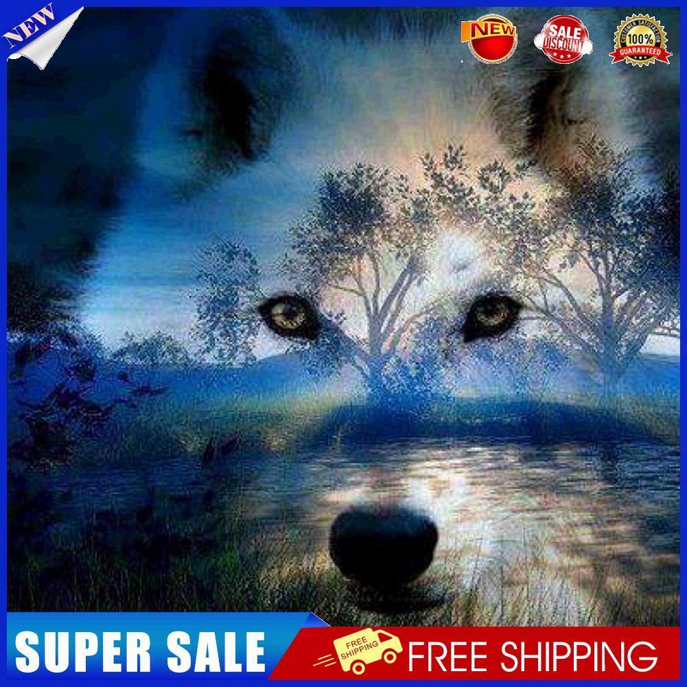 Dreamlike Wolf Diamond Painting Embroidery Mosaic Rhinestone Cross Stitch