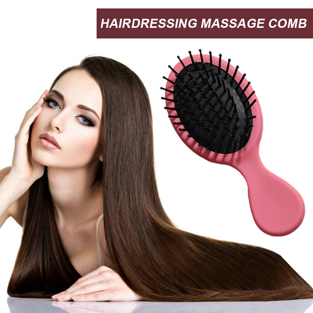 Kids Cute Air Cushion Comb Candy Color Airbag Hair Brush Hairdressing (Red)