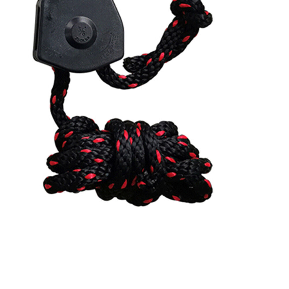 Adjustable Hanging Lanyard Tent Lamp Lifting Pulley Hook (3/8 inch Metal)