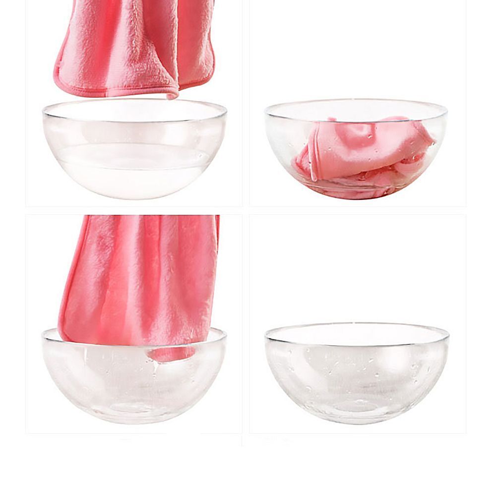 33*20cm Dish Cloth Coral Velvet Super Absorbent Hand Towel Hanging Cloth