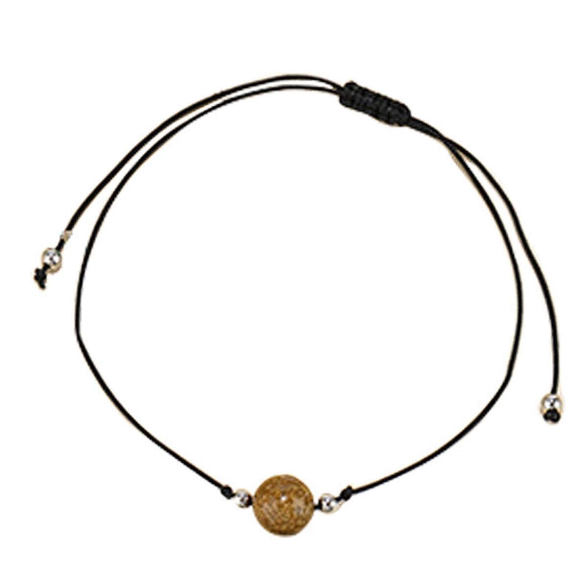 5 Pieces Braided Bead Bracelet Adjustable Wrist Jewelry Bangles for