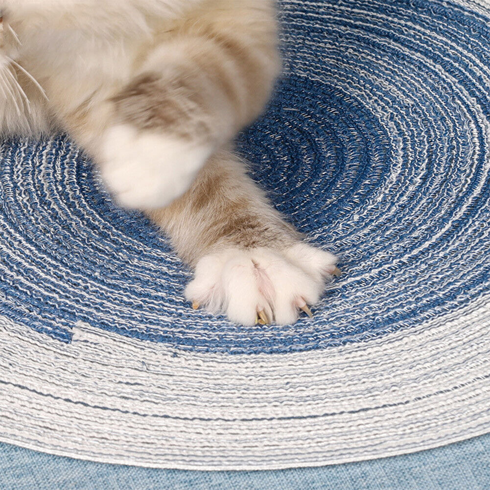 Cat Scratch Board Ramie Grinding Claw Mat Pet Scratcher Paw Pad (Brown)