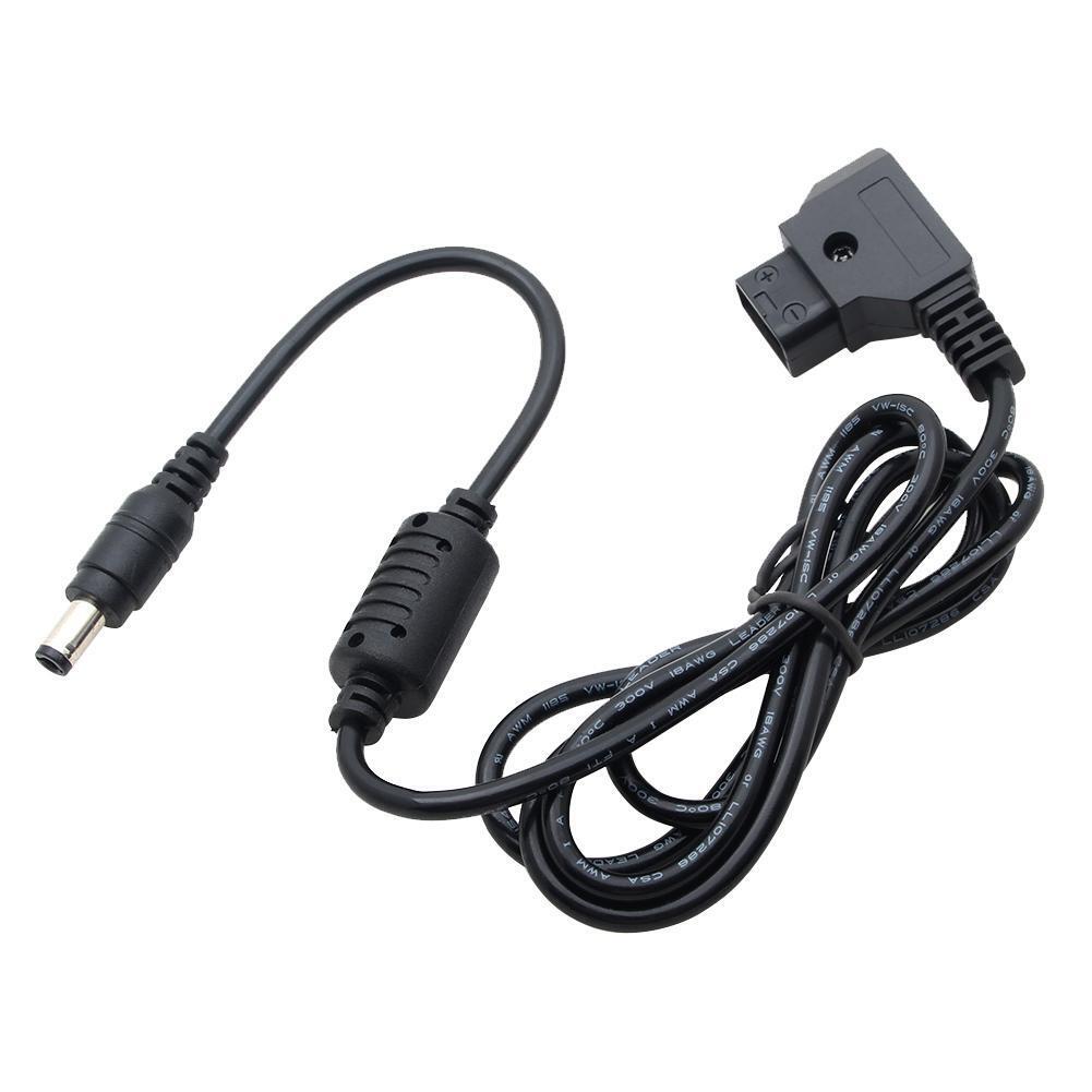 D-Tap Male Connector to DC 2.1/2.5mm Plug 1m Power Cable for LED light/HDV