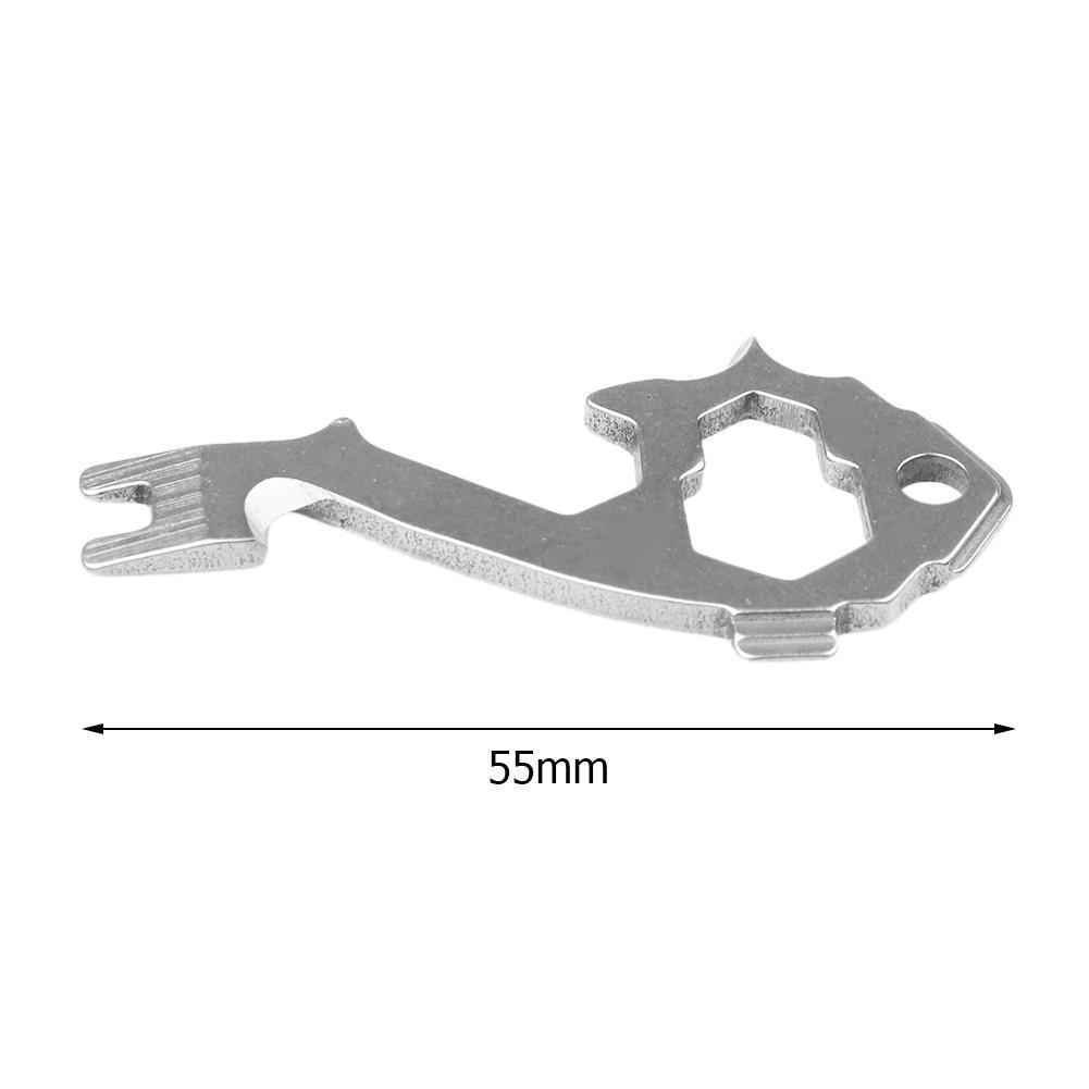 Stainless Steel Key King Bottle Opener Mini EDC Tool for Outdoor Supplies