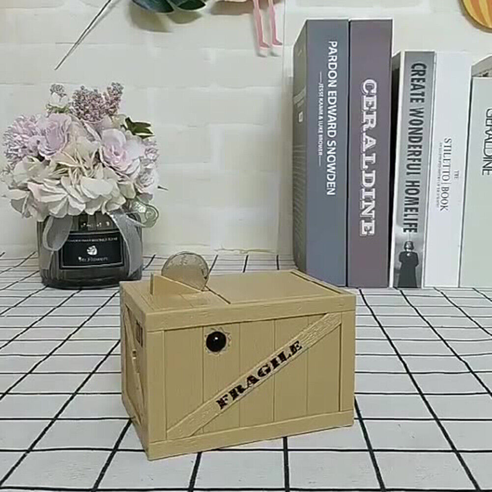 Hand Coin Box Steal Money Automated Thief Piggy Bank Electronic Saving Box