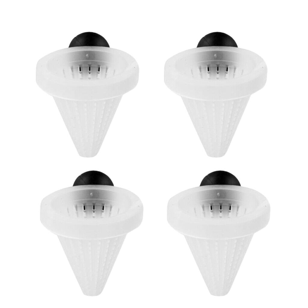 4 x Aquarium Red Worm Feeder Cone Bloodworm Dispenser Live