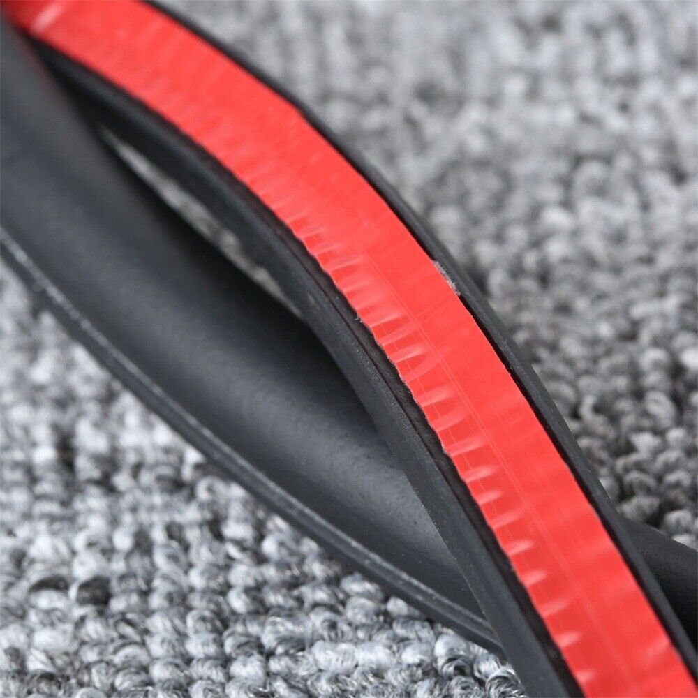 8M Weatherstrip Big D-shape Hollow Strip Universal Car Door Rubber Weather Seal
