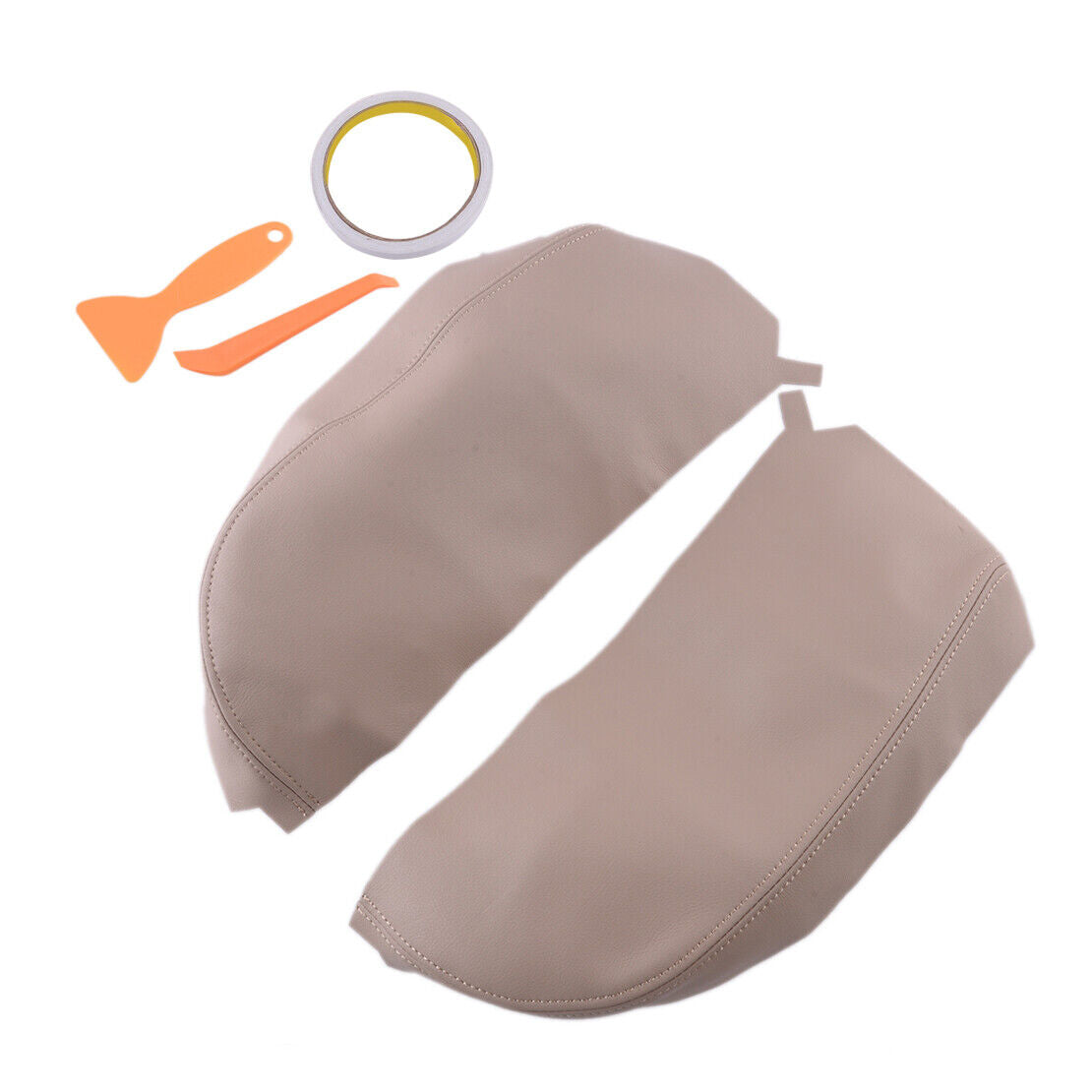 1pair Leather Front Door Panel Armrest Cover Trim Waterproof Fit for Acura RDX