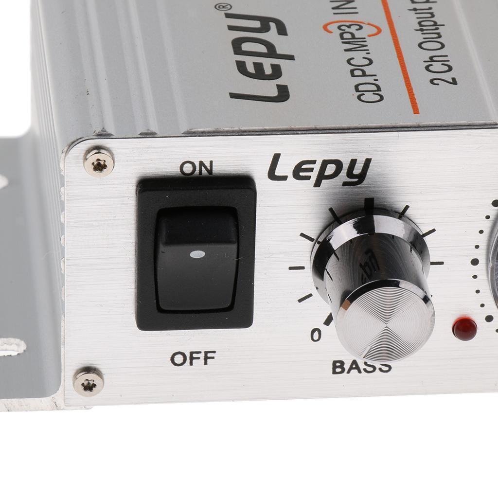 DC 12V 2x15W Class-D  Stereo Audio Headphone Car Amplifier