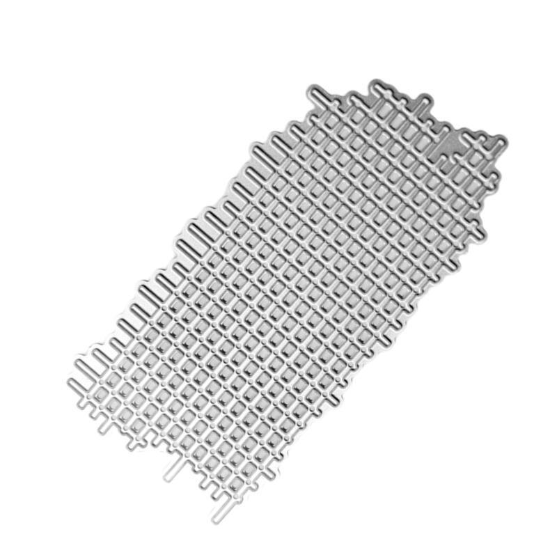 New Grid Background Metal Cutting Dies for DIY Scrapbooking Album Paper Cards