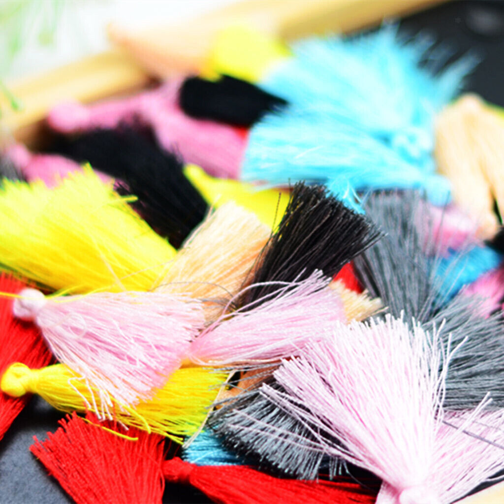 50 Pieces Mixed Chinese  Thread Tassels Charms Pendant