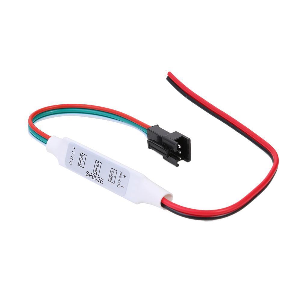 DC5V-12V Mini 3 Keys LED Lights Controller Pixel Dimmer for WS2812B WS2811