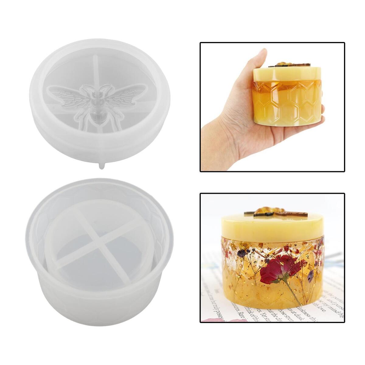 Silicone Jar Molds Reusable Handmade DIY Mould for   Jar Art Crafts