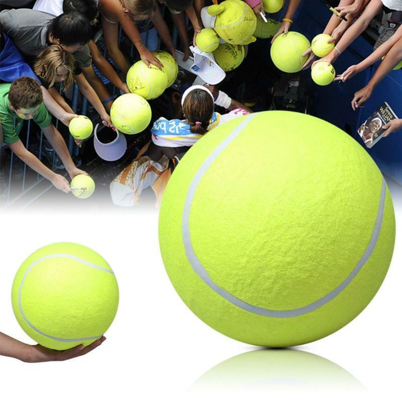 8In Tennis Chew Balls for Dogs Interactive Bouncy Ball Squeak Chewer for Playing