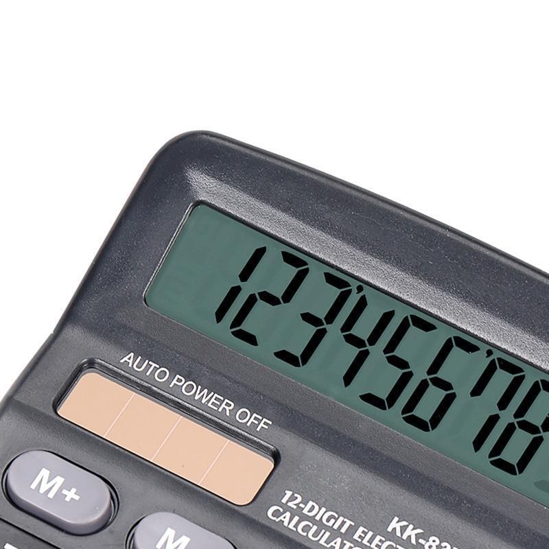 12 Digits Electronic Calculator Large Screen Desktop Calculators for Home Office