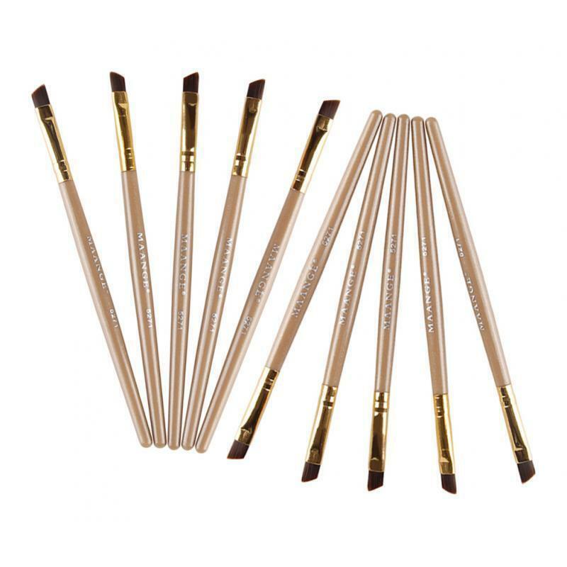 Professional Eyebrow Defining Brush Plastic Handle Brow Makeup Liner Definer