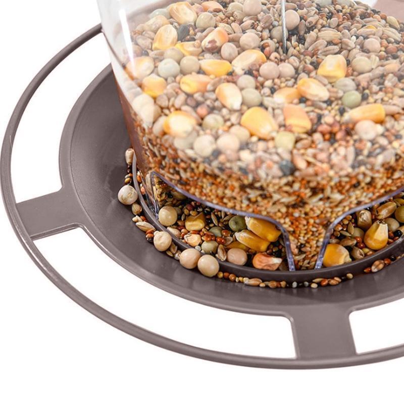 Bird Feeders Foldable Plastic Weatherproof Garden Decoration for Bird Watchers