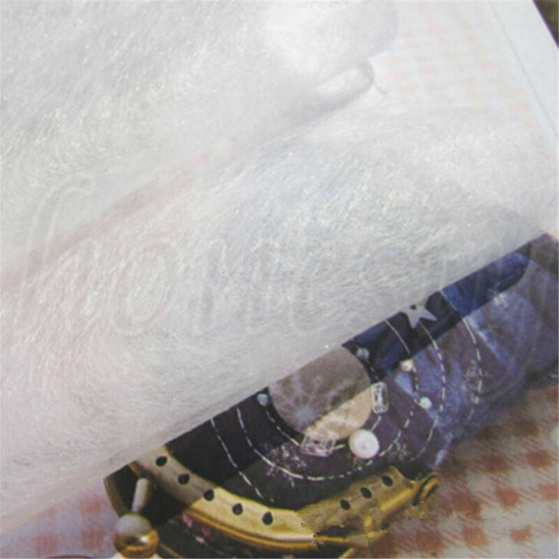 23g Double Sided Fusible Interfacing Fabric Buckram Tape Non-woven DIY Cloth 1M