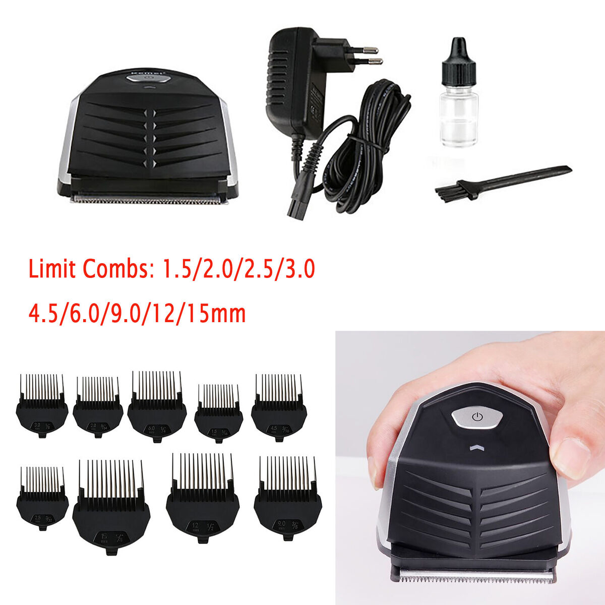DIY Electric Hair Cutter Clipper Trimmer Self-Haircut Rechargeable for Home Men
