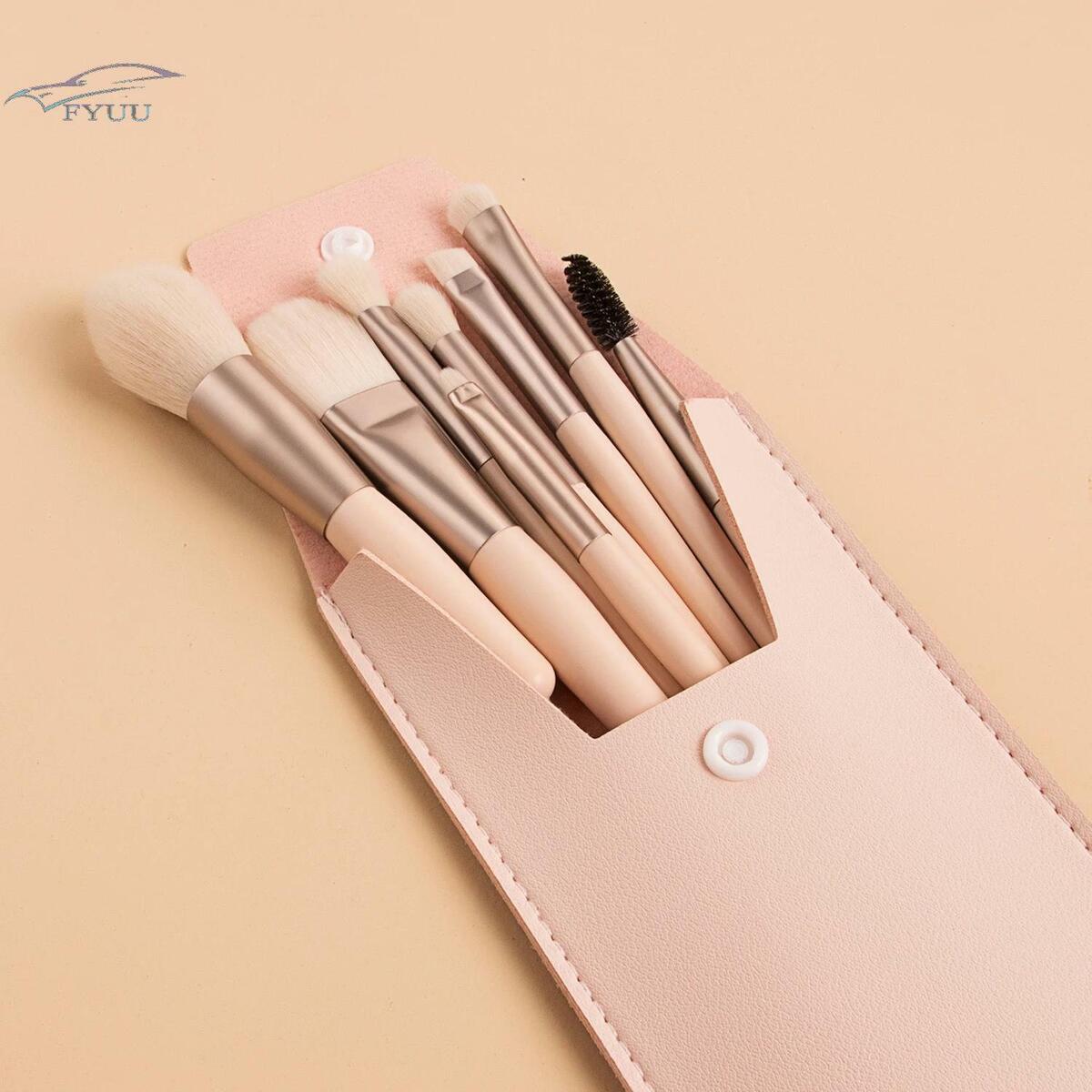 8 Makeup Brushes Eye Shadow Foundation Powder Eyelash Lip Concealer Blush Brush
