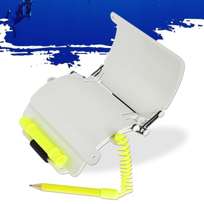 Scuba Wrist Writing Board Floating Pen Elastic Arm Straps with Pencil for Diving